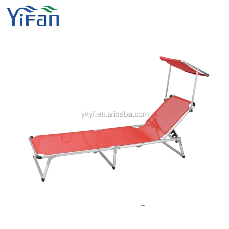 
Adjustable Outdoor Folding Sun Lounger Beach Beds 