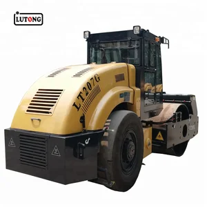 smooth drum roller for road construction