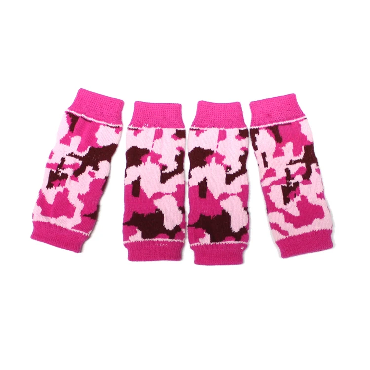 

Custom hagh quality comfortable dog knitting leg warmer socks