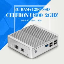 Fanless Design N2830 N2840 J1800 4G RAM 16G SSD Industrial Embedded PC Htpc Mini PC Desktop Computer