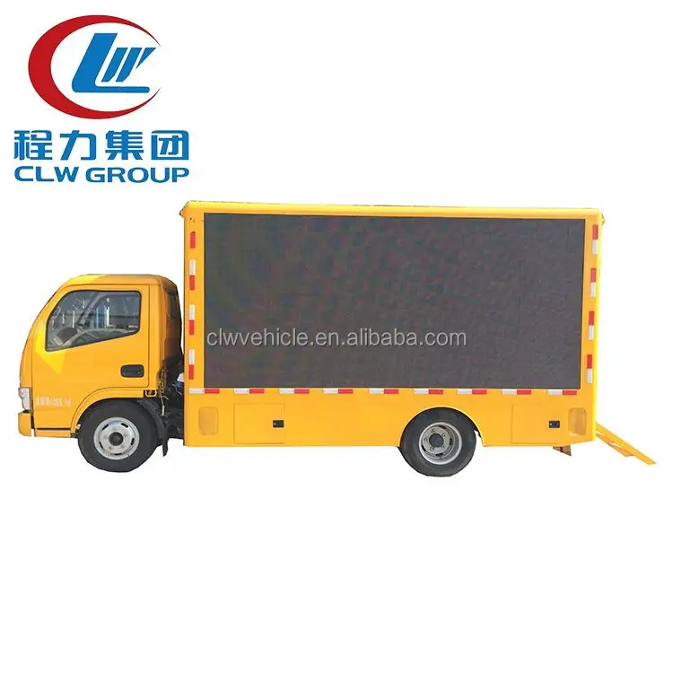 Euro 3 Emission Standard P10 Mobile LED Advertisement Van truck