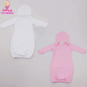 solid color infant gowns