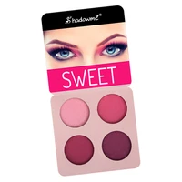 

4 Color Customized Long lasting Pocketable Cheaper Eyeshadow Palette