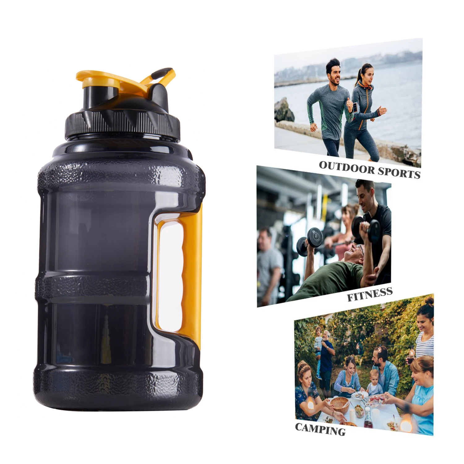 Factory Wholesale Outdoor Fitness Sport Bottle Big Plastic Gym Water