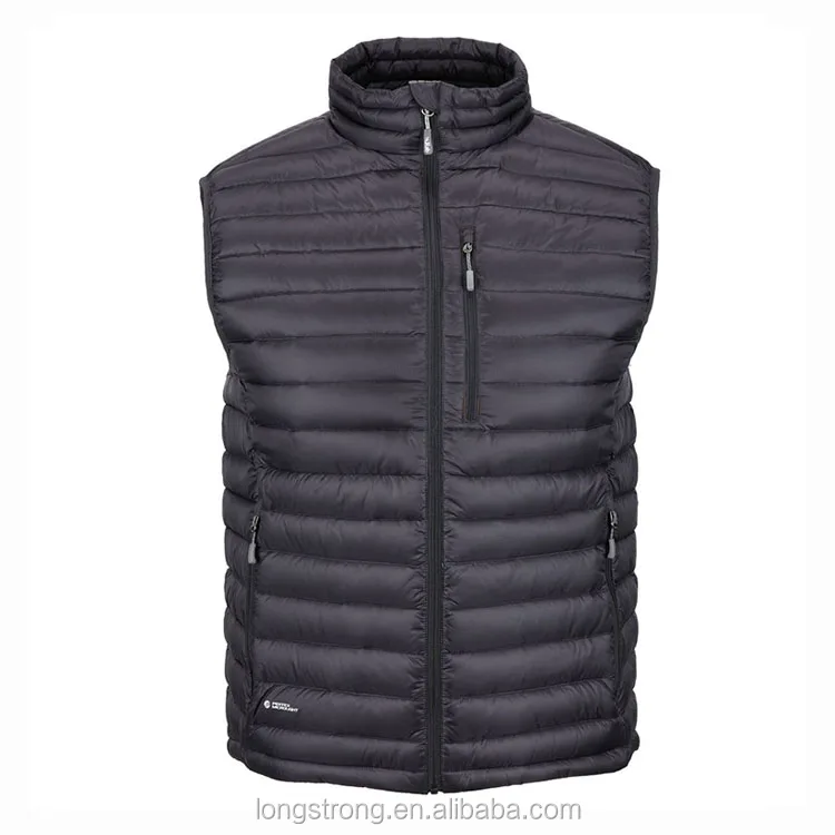 
LS802 100%nylon fashion winter mens duck down feather vest gilet 