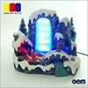 2017 Custom Led Lighted Resin Rivers Decoration Christmas Village Scene