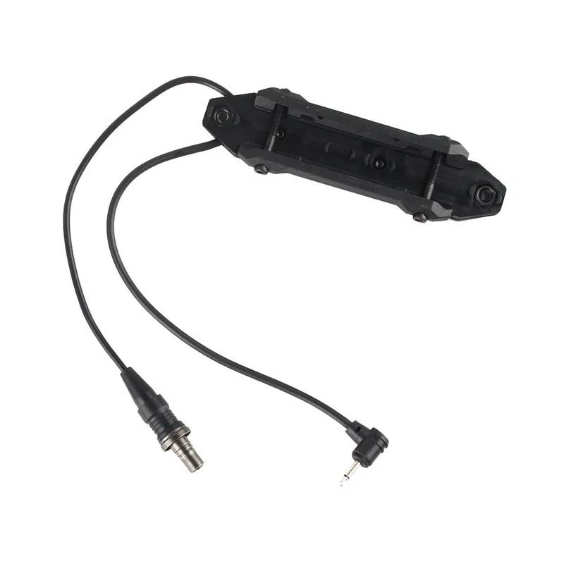 Interruptor de Pressão Remoto para m Caça ao ar Série Scout Arma Cauda Duplo Botão Livre Led Lanterna Peq 16a M3x Acessórios Luz 7 Interruptor de pressão remoto para m série