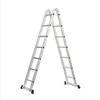Hot selling flexible two locking hinge aluminum folding step ladder aluminum multi purpose ladder