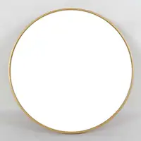 

Amazon hot sale stylish metal framed decorative wall bathroom vanity glass mirror, round dressing mirror