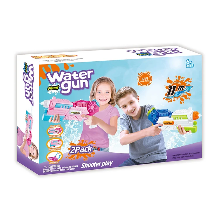 1200ml 2 Pcs Squirt Gun Big Water Gun Water Blaster Shoot Up To 20 Feet