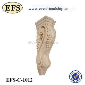 Beautiful Decorative Unfinished Hand Carved Solid Wood Corbels