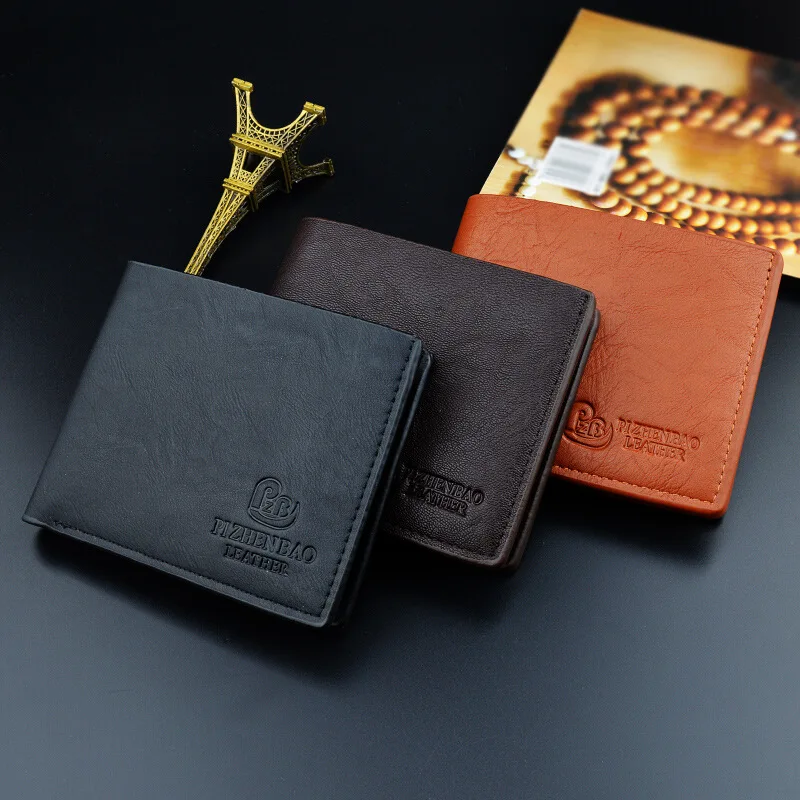 

Cheap Wholesale Fashion Classic PU Leather Men's Wallets, Black, brown, coffee