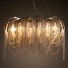 chrome golden atlantis luxury chandelier for dining room