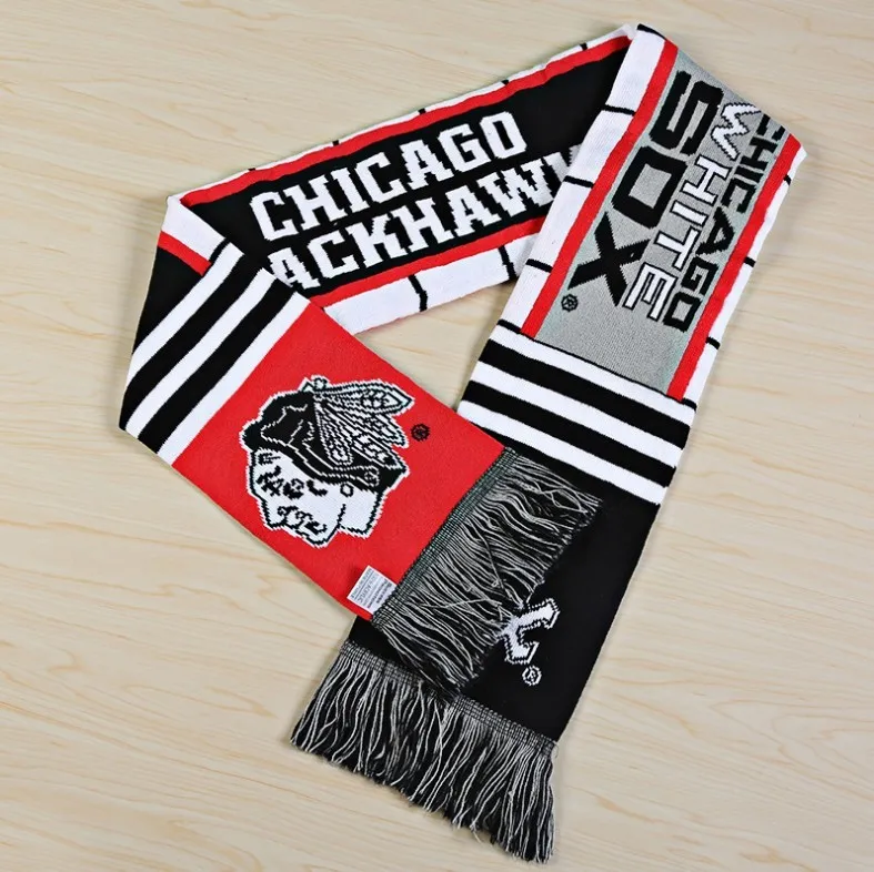 Football Fan Accessories Scarf,Customized Logo Football Fans Winter