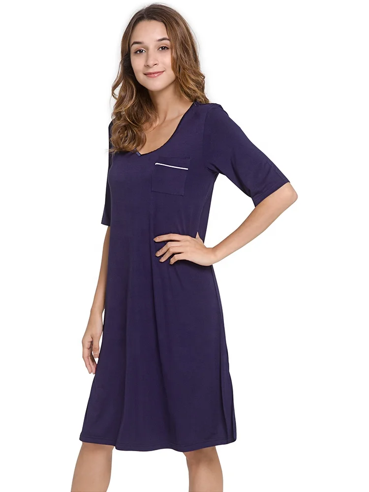 long sleep shirt dress
