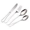 Silver Coated cutlery Steel flatware knife fork spoon