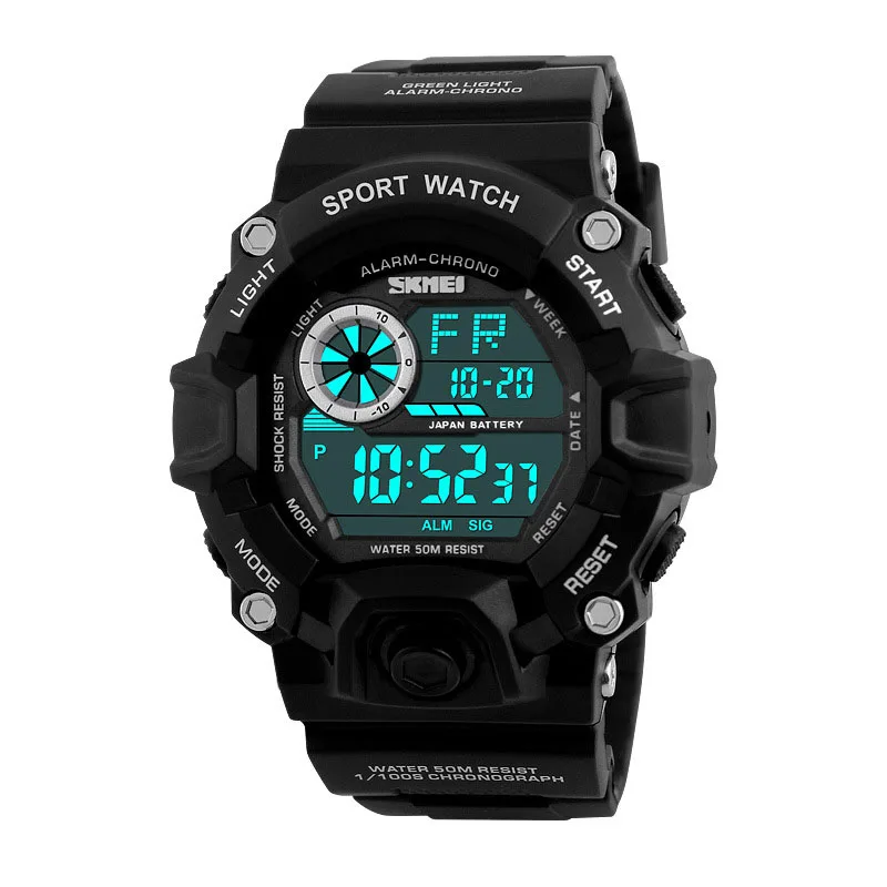

Men's Waterproof Outdoor Sports Electronic Watch Promotional Gift Trendy Fashion Multi-function Watch