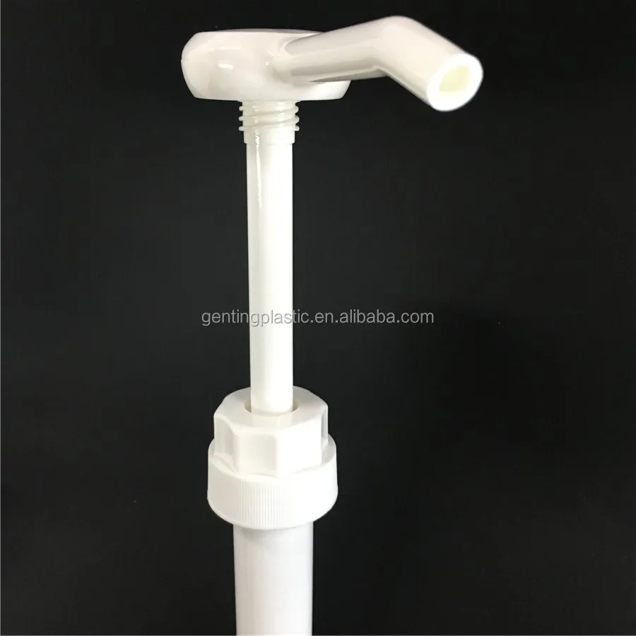 38mm White Pump/ Honey Pump/jam Pum,38mm Plastic Honey Syrup Dispenser