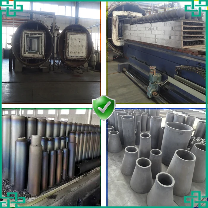 RBSiC silicon carbide elbow / SiC refractory tube with good PH resistance