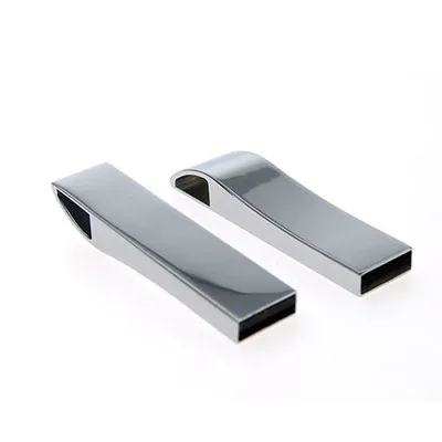 

New design Slim Factory Bulk Metal Custom Logo USB Flash Drive USB2.0 USB3.0 4GB 8GB 16GB 32GB 64GB 128GB, Silver