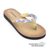 Wholesale high heel flip flop women fashion slippers flipper elegant slipper beach slipper footwear