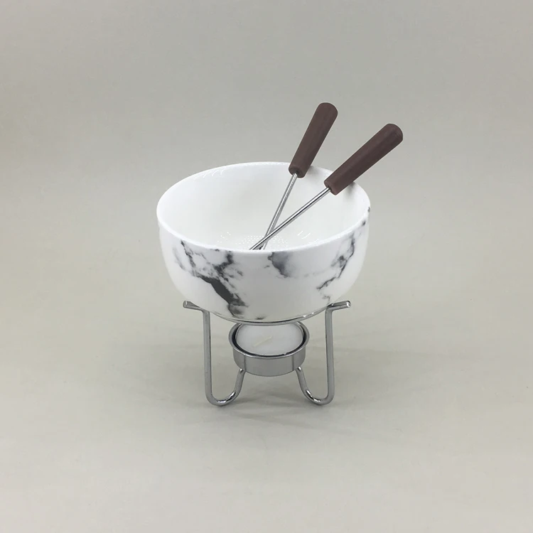 OEM / ODM eco friendly cookware cheap price chocolate pot set  chocolate fondue