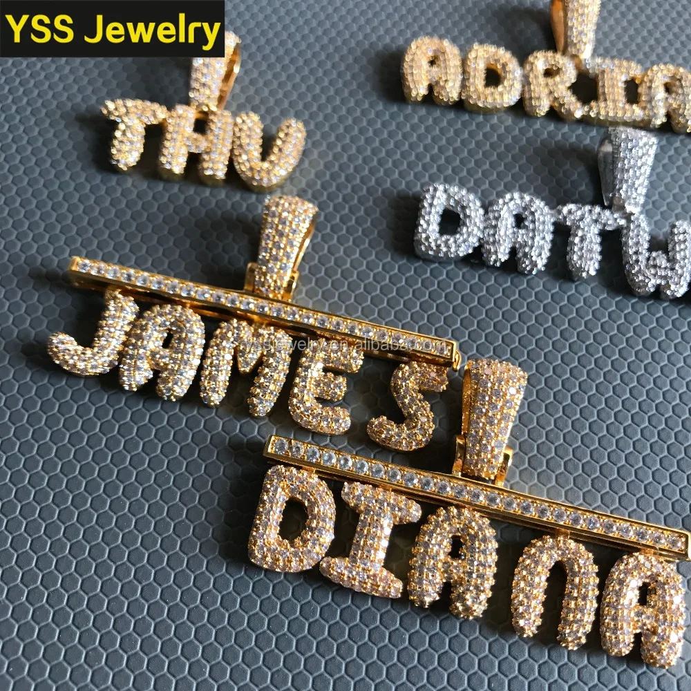 

Hip-hop Custom Drip Letter Pendant Ice Out Custom Charm Drip Letter Pendant Whole Sale Female Jewelry Charm Letter Pendant, Rose gold white gold yellow gold