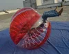 inflatable bubble bumper balls with soft handles and safety belts