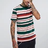 design your own clothes short sleeve stripe cotton t shirt men