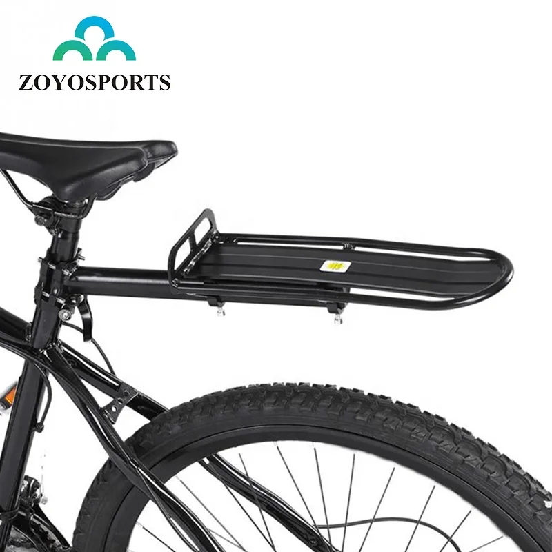 

ZOYOSPORTS Aluminium Alloy Adjustable Bike Seat Carrier Black Bicycle Rear Luggage Roof Rack