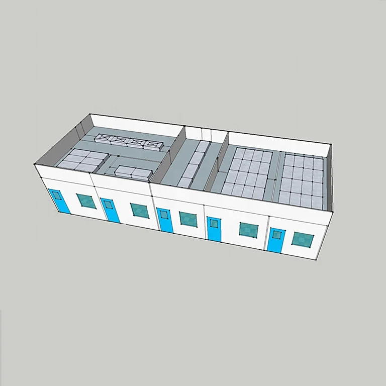 product-PHARMA-100 square meters customized clean room CAD design-img-1