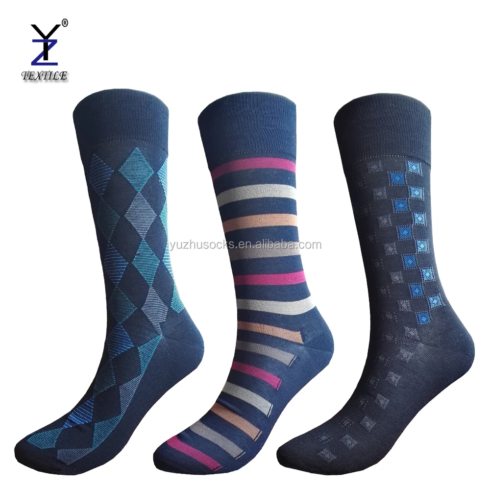 

200 needles mercerized cotton 200n dress socks