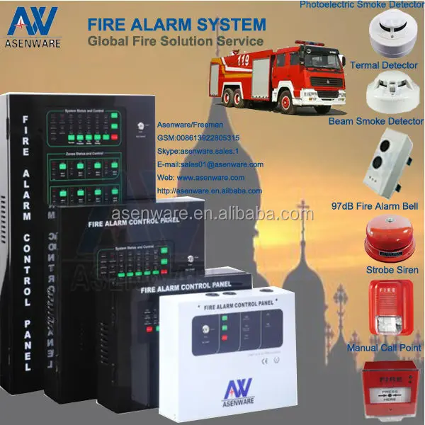 Bangladesh-oriented Fire Alarm Annunciation System With Siren
