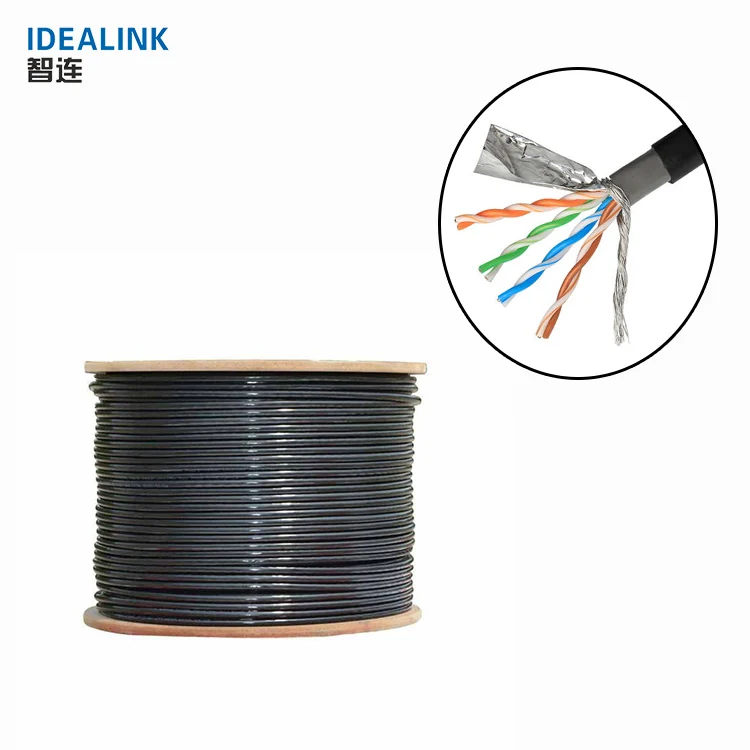Free Sample 4 Pairs 23awg Cat5 Cable Cat5e Stp Outdoor Sftp Cat 5 Cable