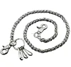 316L Stainless Steel Chain Accessoary Basic Strong Twisted Biker Trucker Keychain Key Jean Wallet Chain