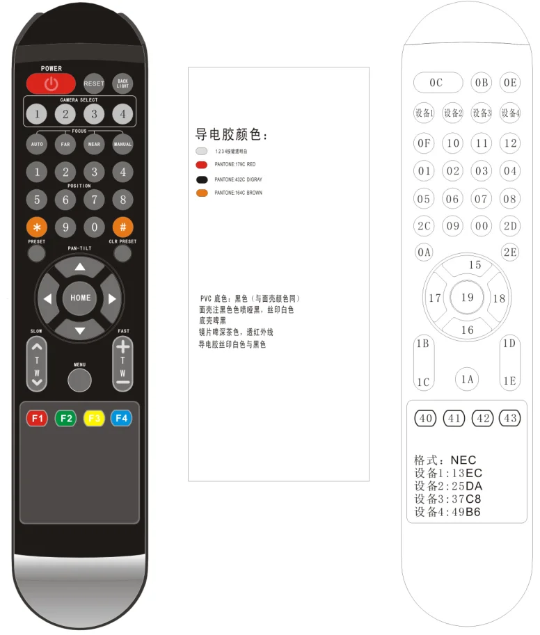 Ir Universal Bpl Tv Remote Control For Network Video Conference Machine
