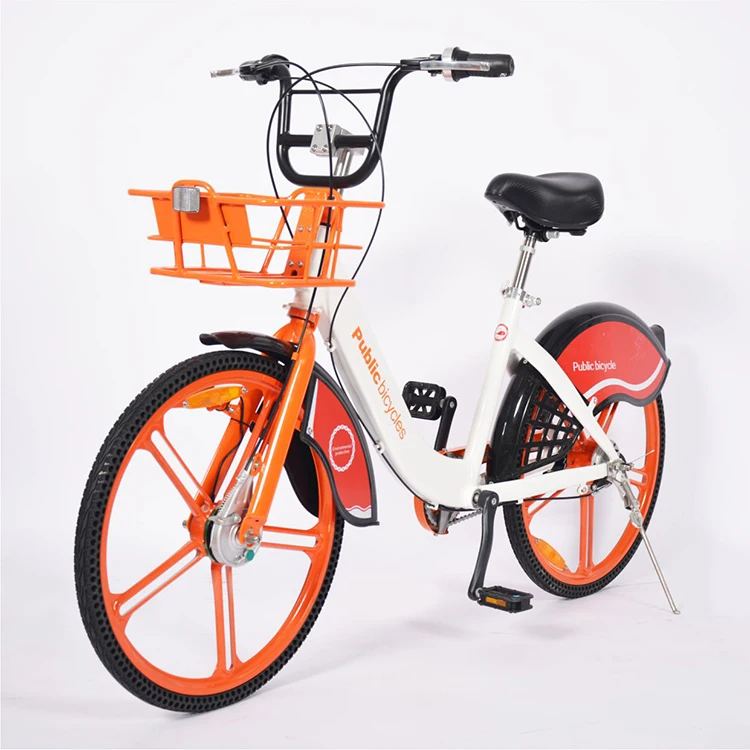 

new design 24/26 inch aluminum anti-theft GPS smart lock public rental bike sharing bicycle