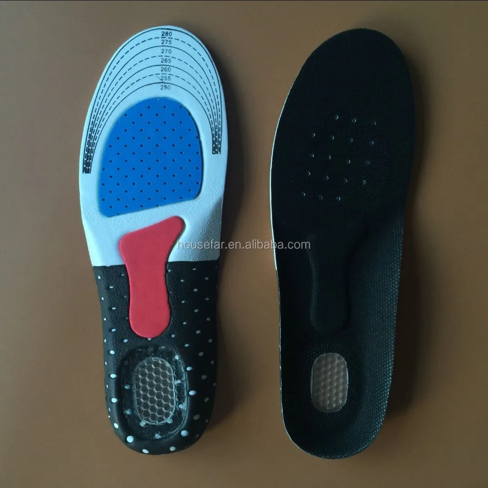 Comfortable Full Length Orthotic Eva Insole Eva Removable Memory Foam