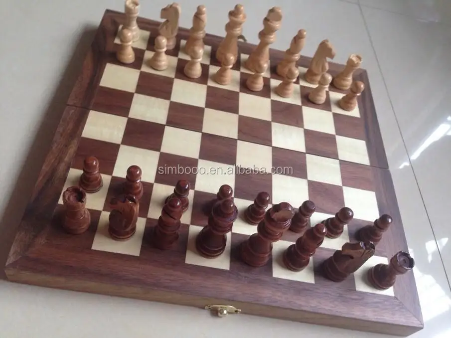 

High Quality Wooden ChessBoard Classic Backgammon Chess Game Set International Chess