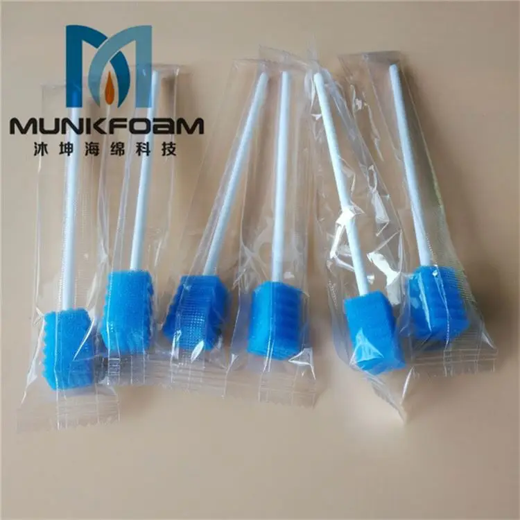 disposable sponge toothbrush