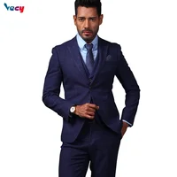 

2019 New Design Low MOQ 3 Piece Suit Set for Men for Wedding or Business