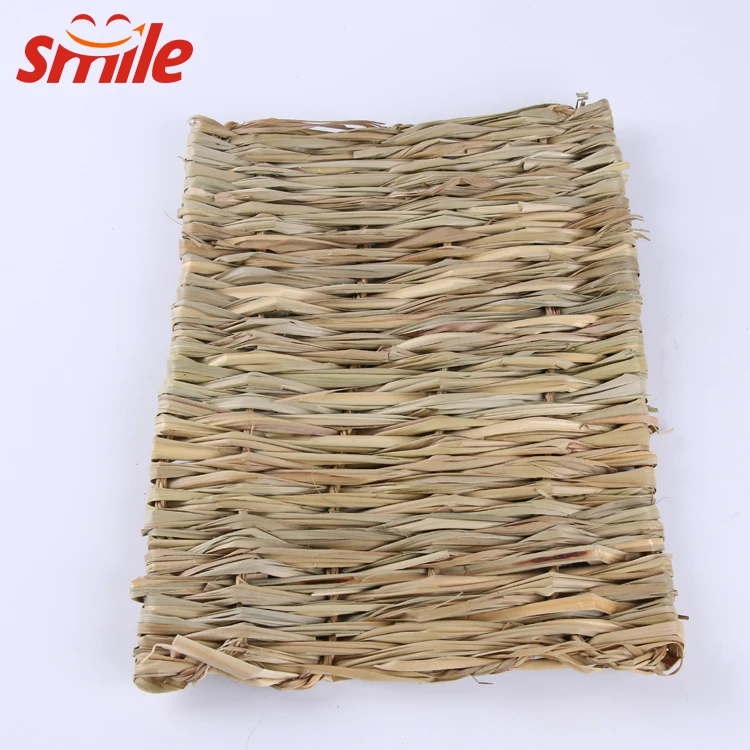 Handmade Eco Friendly Safe Edible Seagrass Pet Woven Mat From