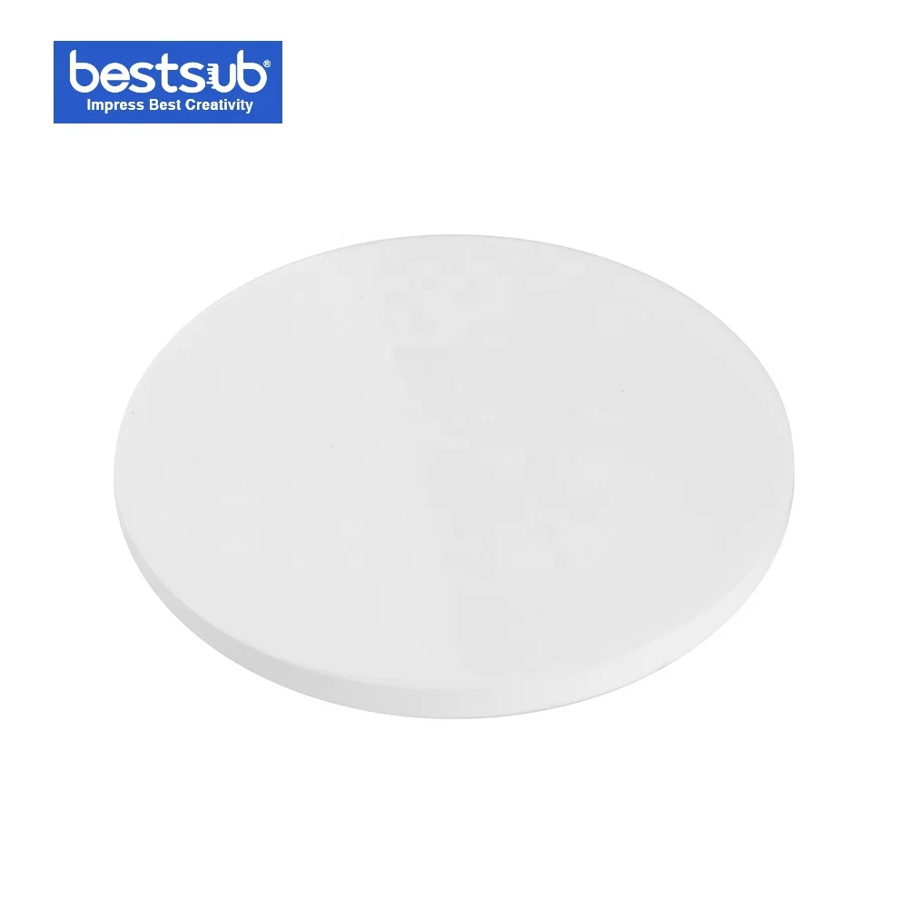 

Wholesale Round Photo White Ceramic Drink Coaster with Cork (CBZ01)