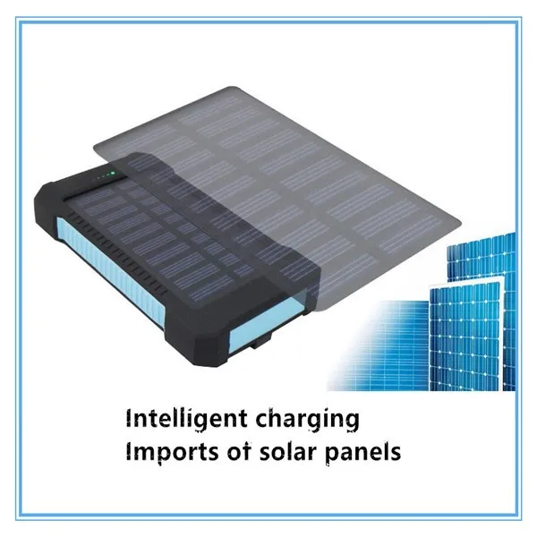 Travel Solar Power Bank 20000mAh Portable Waterproof Mobile Phone External Battery Charger - ANKUX.COM