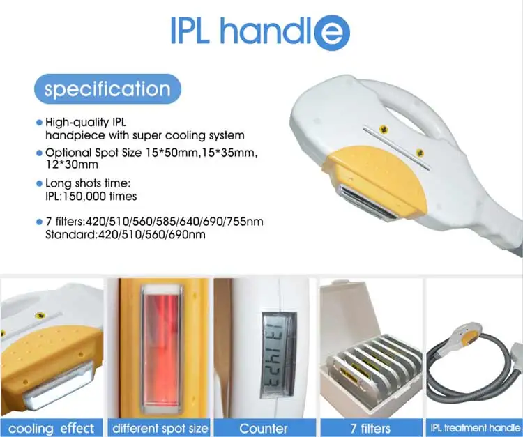 

Salon use painless hair removal laser device IPL laser, Can be chosen