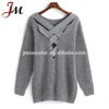 Stylish 7GG handmade woolen Crisscross- back women's beautiful sweater