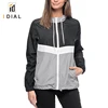waterproof foldable contrast color women jackets