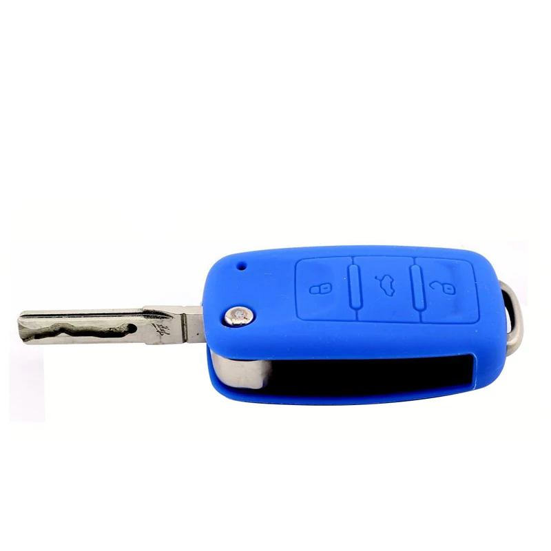 Silicone Remote Flip Key FOB Silicone Case Cover For VW Volkswagen New