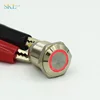 Red ring lamp 3V LED Bulb Night Light Push Button Switch 12mm Momentary Self-Locking Switches Waterproof Metal 4 Pin