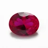 5# red Oval Shape Industrial Synthetic Corundum,Synthetic Ruby Stone Prices
